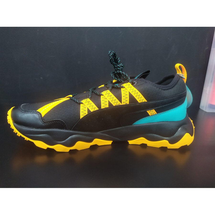 Sepatu Outdoor Puma Ember TRL Puma Black-Blue Turquoise-Oran 193130 03