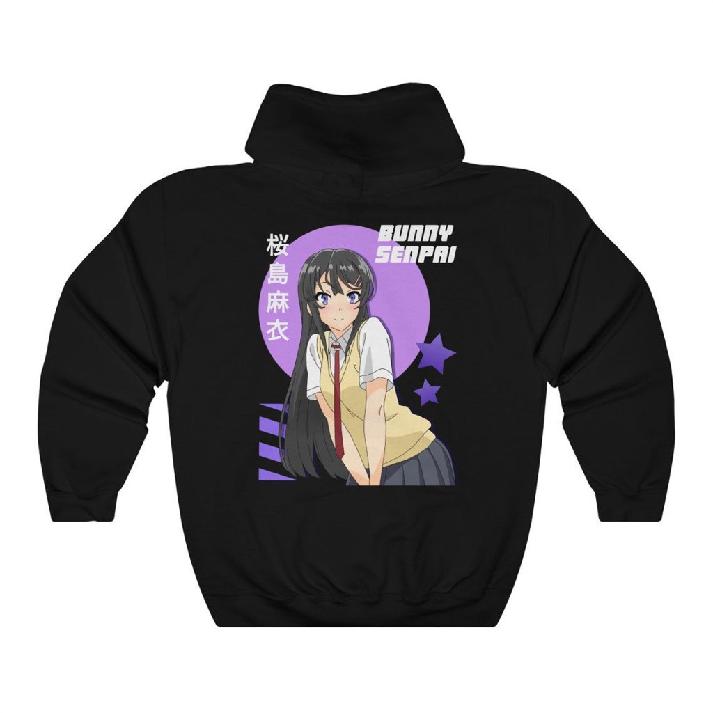 Hoodie Sakurajima Mai bunny Senpai Anime  Seishun Buta Yarou Premium