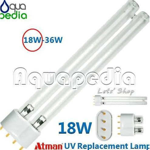 Lampu Uv Pengganti Atman 18Watt Uv Replacement Lamp Berkualitas