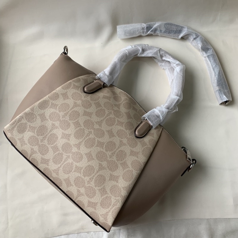 Coach Elise Satchel In Signature Canvas(79364)