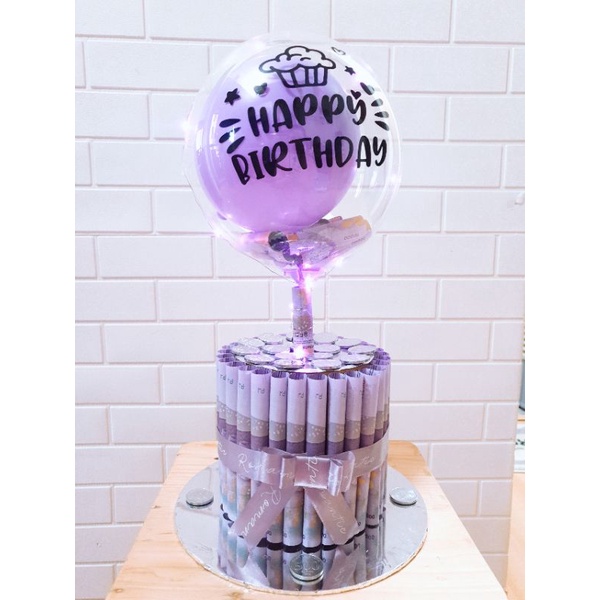 Money Cake Uang Asli