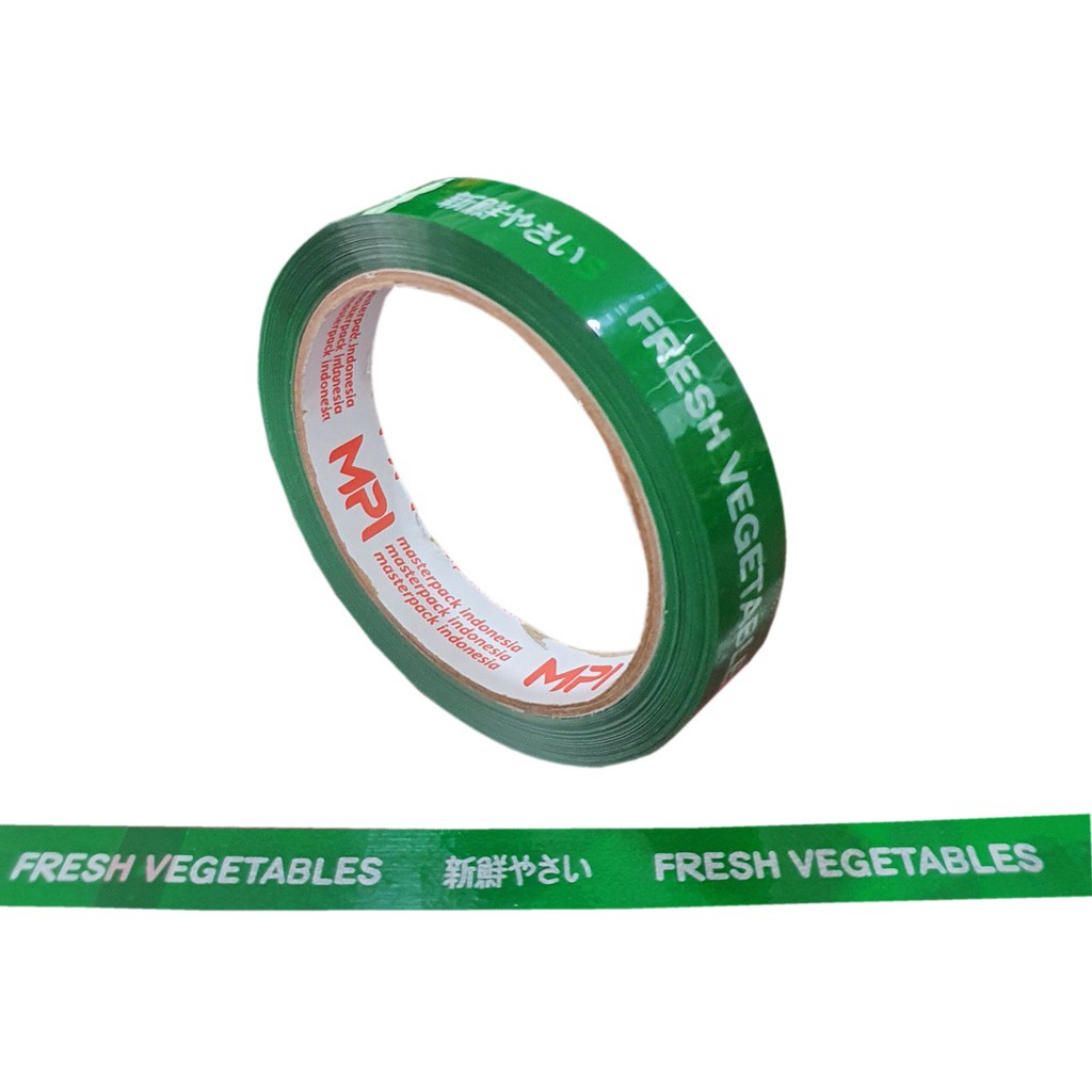 Isolasi Sayur-Lakban Sayur-Fresh Vegetable Tape MASTER PACK INDONESIA