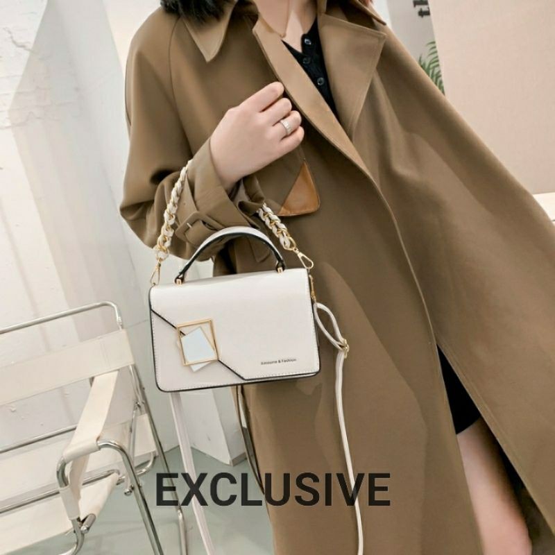 PROMO TERBARU TAS SELEMPANG KOREA RANTAI 7489/TAS WANITA/FASHION WANITA