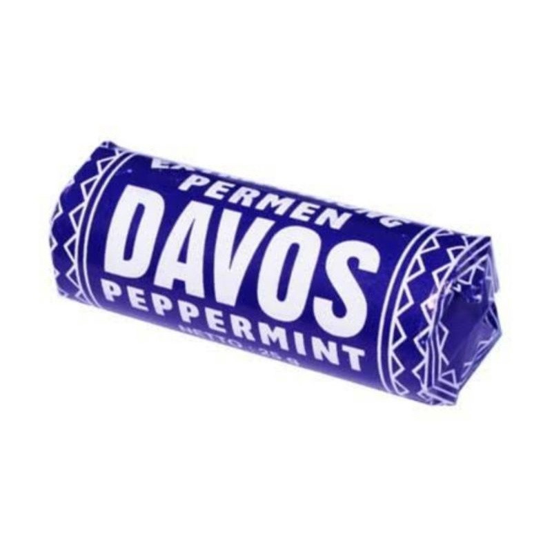 Permen Davos peppermint isi 10