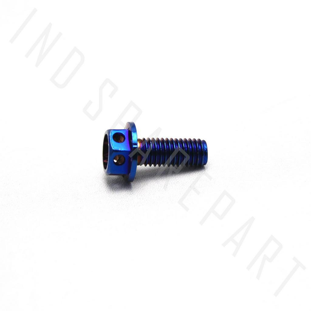 Baut Probolt Blue 8x20 Flower Tutup Oli Gardan Honda Matic Drat 12