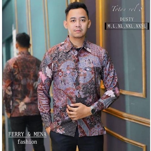 Kemeja batik motif terbaru vol 7-8 / kemeja pesta / kantor / formal / kondangan / lamaran