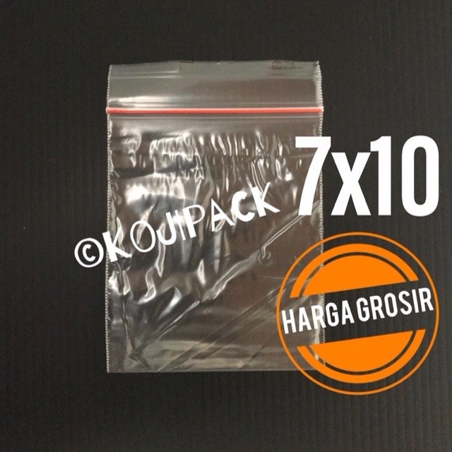 Plastik Klip Pe 7x10 Zipper Kualitas Tebal