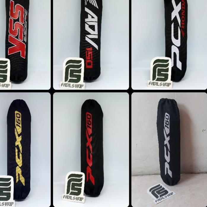 ➲ Sarung shock / cover shockbreaker sarung sok shok belakang motor 1 pasang PCX160, PCX150, ADV, YSS