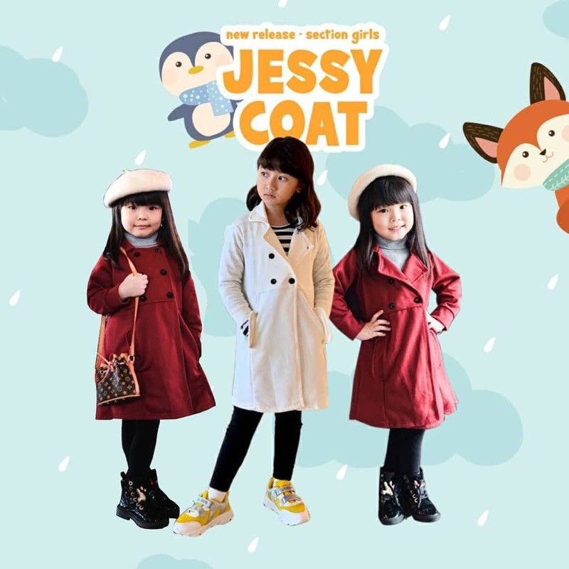 1-5 TH KOREAN COAT ANAK PEREMPUAN JESSY COAT