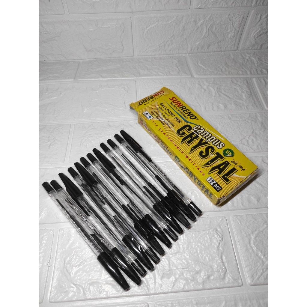 

12 pcs pulpen crystal campus murah