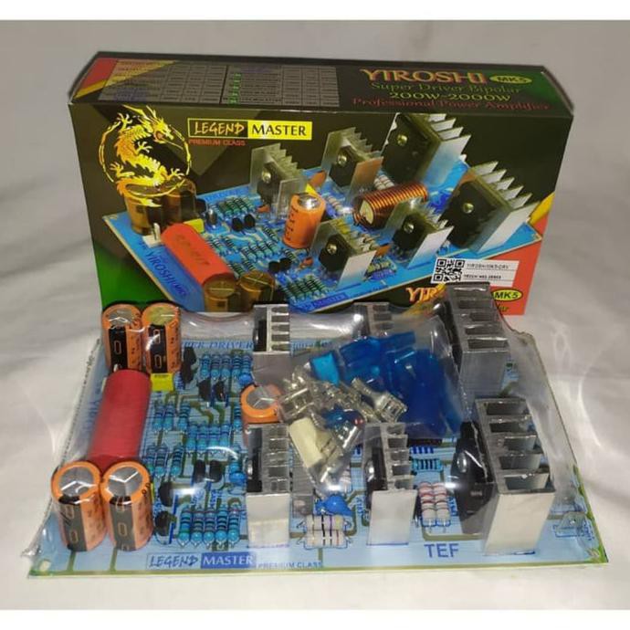 Kit Power Amplifier 200 - 2000W Super Driver Yiroshi Mk5 Mono Original Jimaud54 Murah