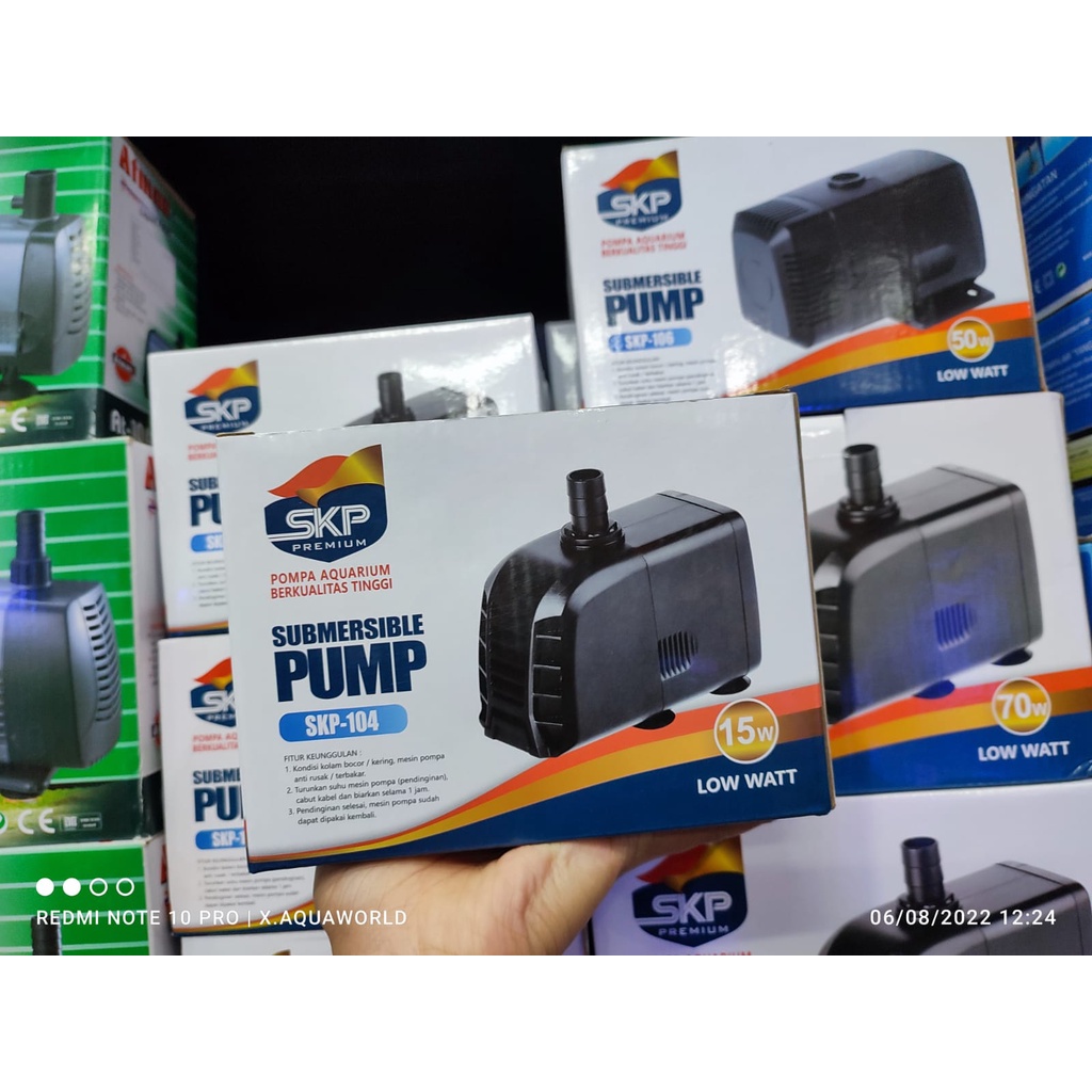 SKP - Submersible/Pompa Kolam (SKP104) - 2000L/H - 15w