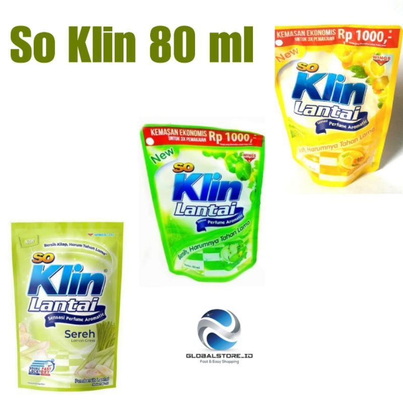 So Klin pembersih lantai 80 ml