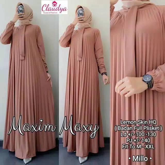 GAMIS PLISKET REMPEL / GAMIS / PLISKET MUSLIM / BAJU MUSLIM WANITA / GAMIS TERBARU / BAJU GAMIS