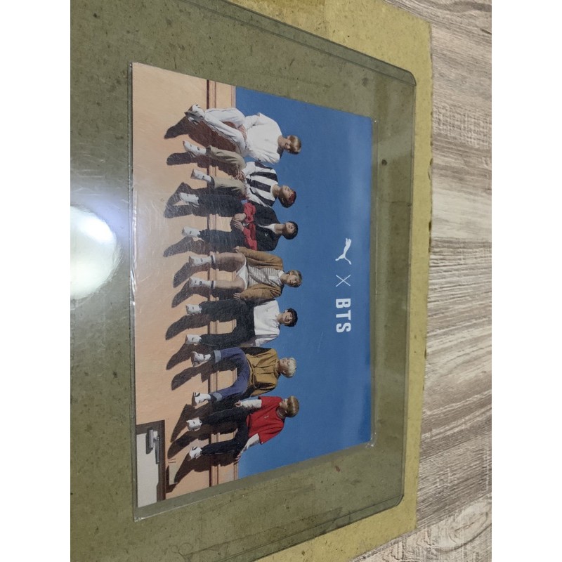 bts puma postcard ot7
