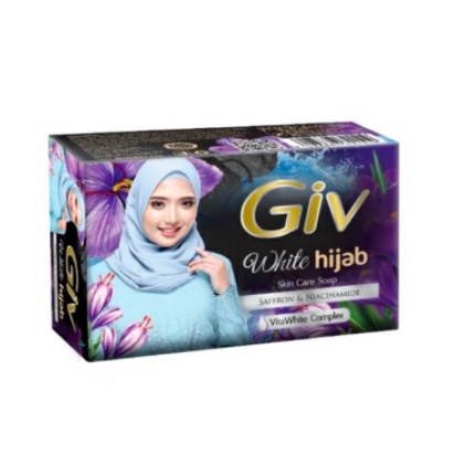 GIV White Series Hijab Zaitun Saffron Sabun Batang 76gr