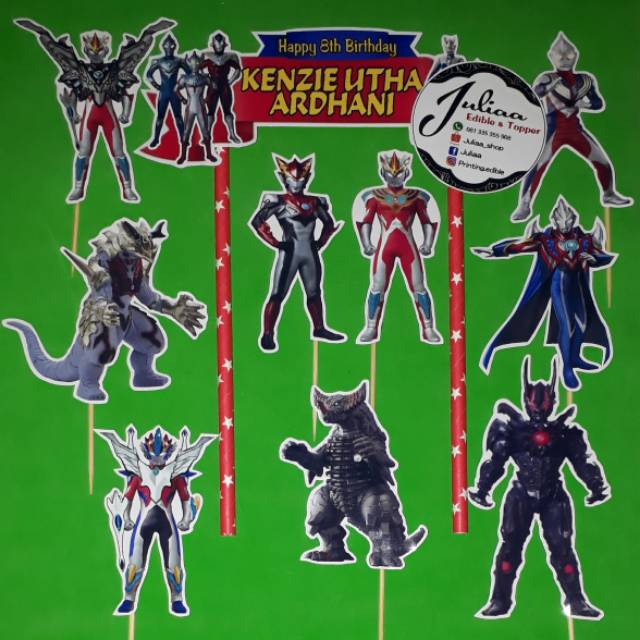 Topper cake tema Ultraman