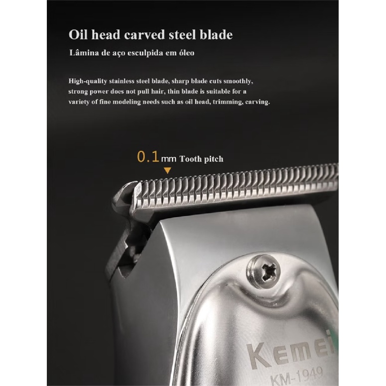 KEMEI KM-1949 - Professional Electric Hair Clipper - Special Edition