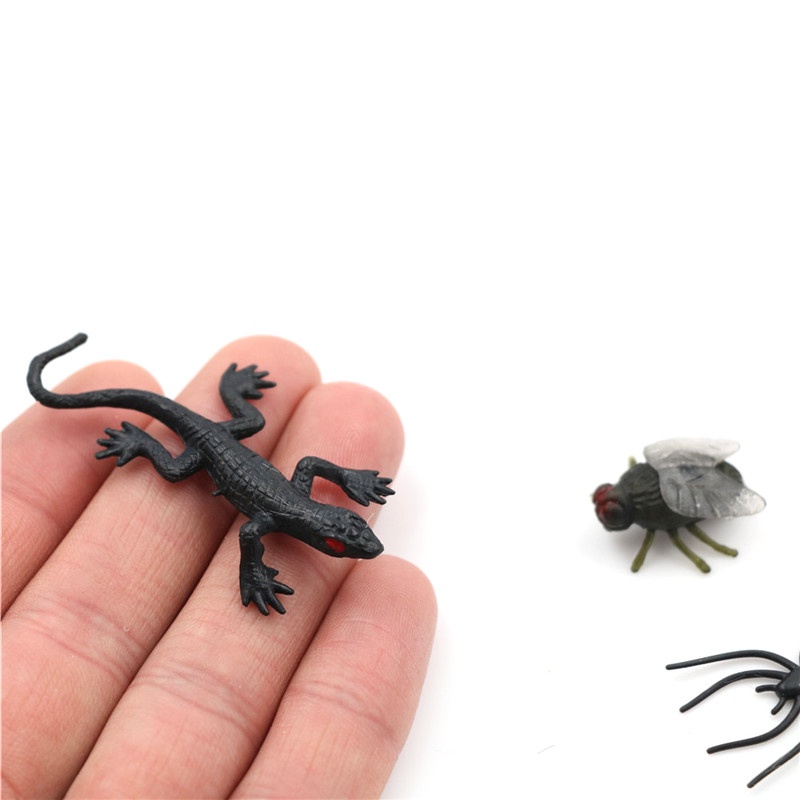 【Theredsunrisesiwy.id】44pcs Mixed Insect Reptile Scorpion Mouse Model Kids Bag gift Novelty Animal Toy