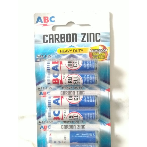 2PCS BATTERY ABC AAA 1,5V