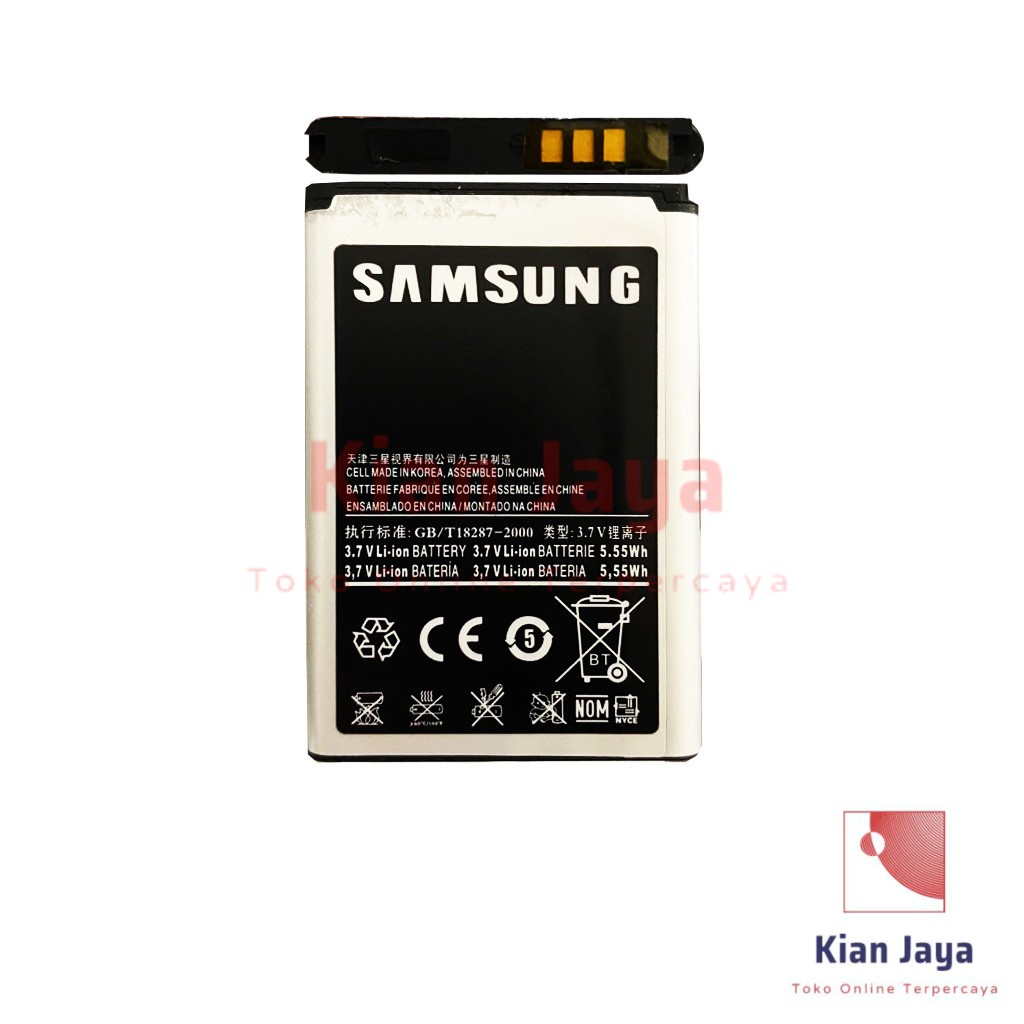 Baterai Samsung C3752 C3530 C3630 Original OEM Batre Batrai Battery Hp S3630 C3528 C3230 EB483450VU Ori