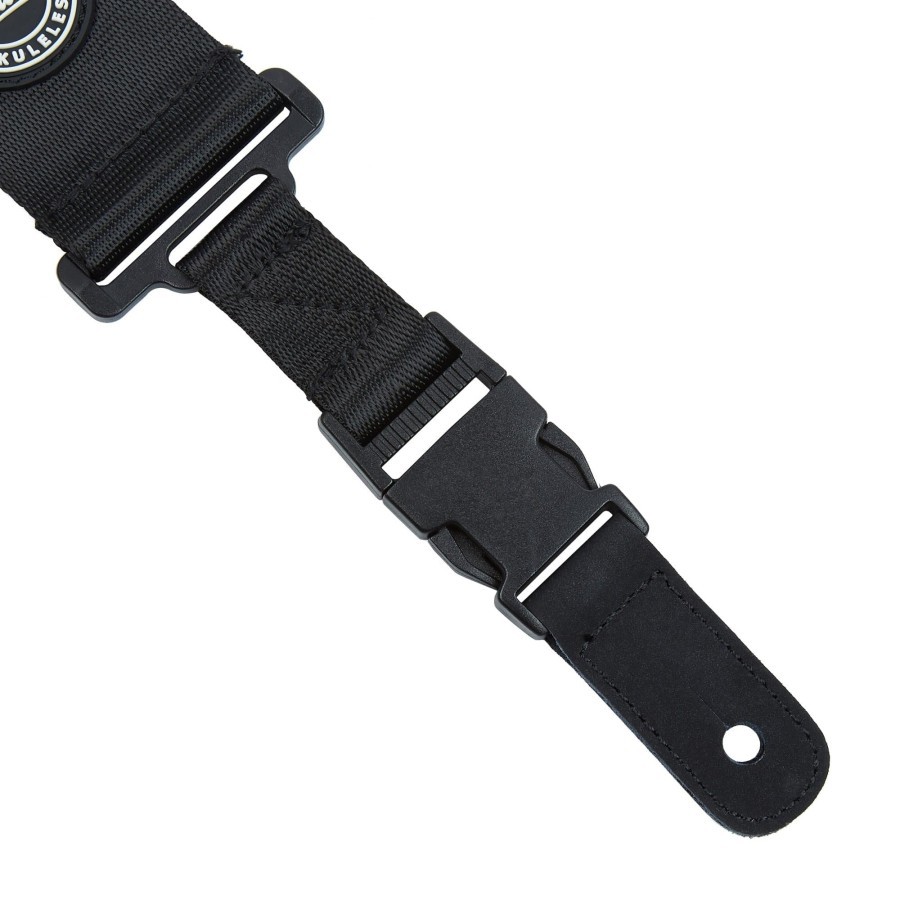 Amumu PA01W-BK Seatbelt Guitar Strap with Clip Black