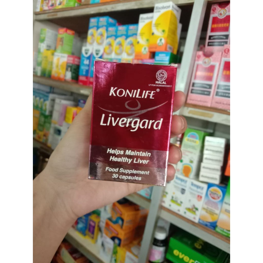Konilife Livergard ISI 30 KAPSUL - Pengerasan Hati, Sirosis, Kesehatan