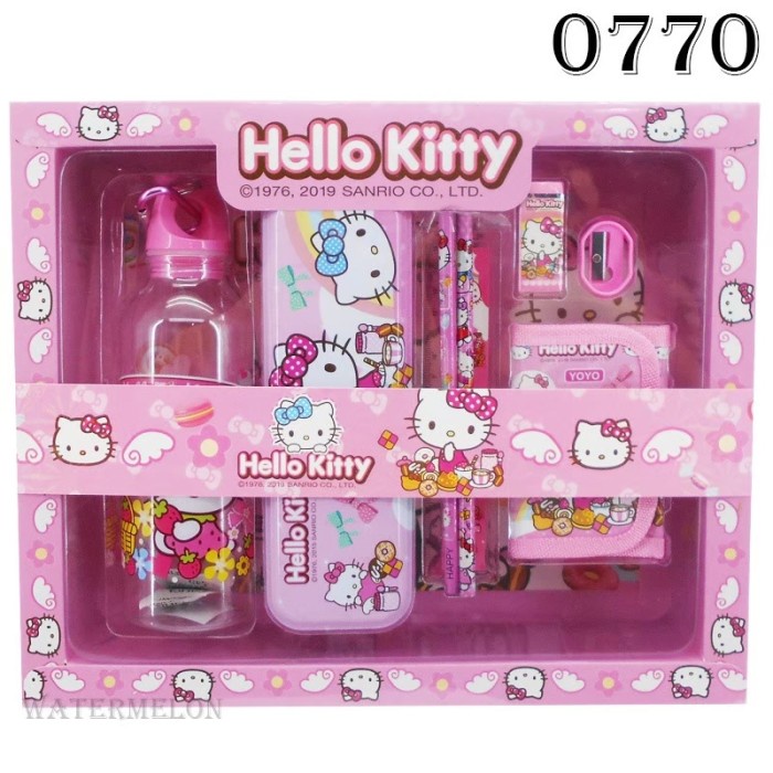 

(TERLARIS) Stationery Set Karakter Hello Kitty - 0770