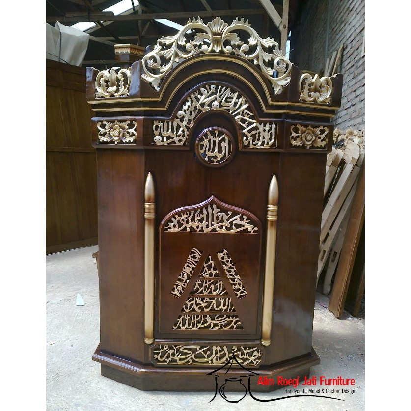Mimbar Masjid Jati, Mimbar Mushola Jati, Mimbar Jepara