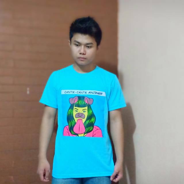 Kaos Distro Thanksinsomnia Cantik Cantik Anjing Cca Pakaian Pria
