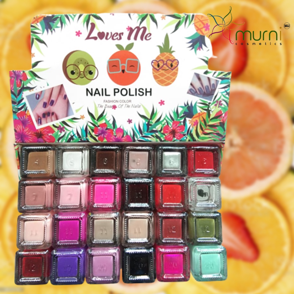 LOVE ME NAIL POLISH KIWI JERUK NANAS