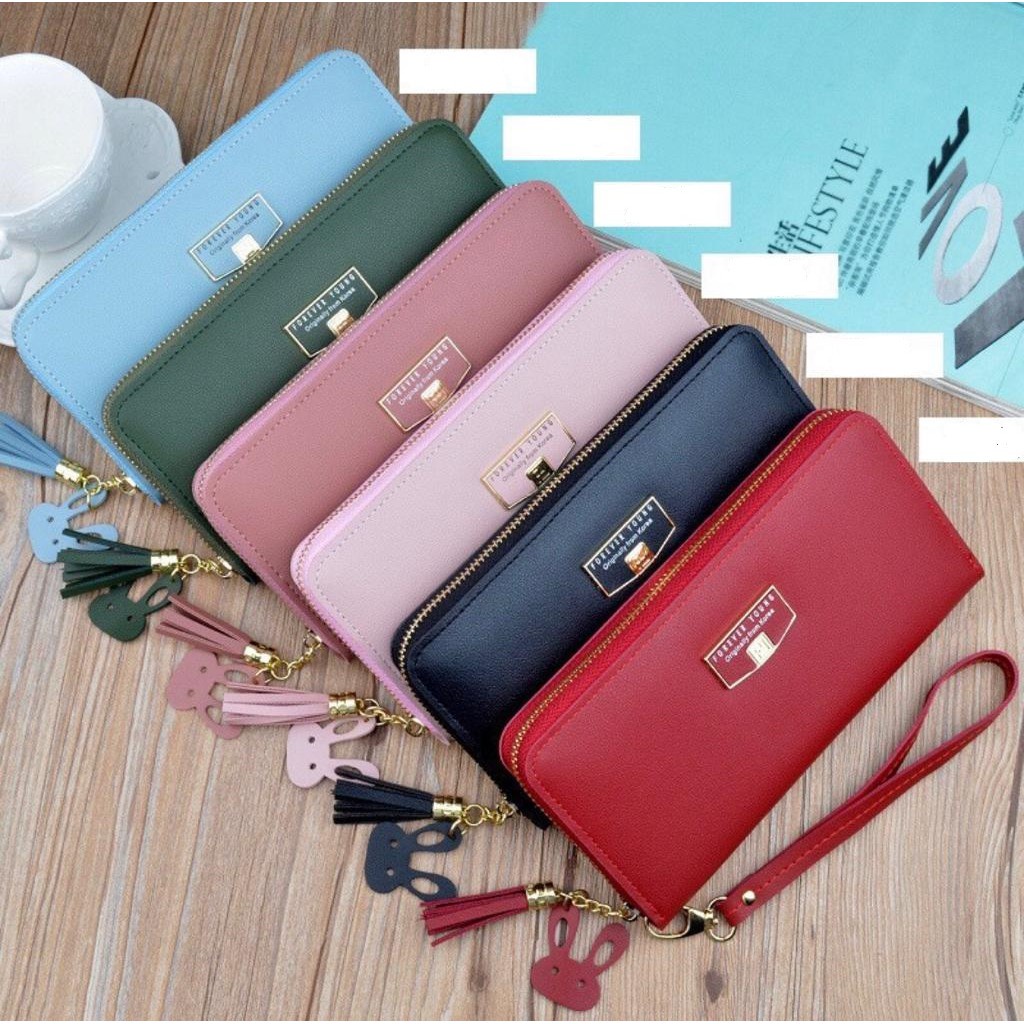 Dompet Panjang Dompet Wanita Dompet Kulit Premium IMPORT FOREVER YOUNG Dompet Import Dompet Branded