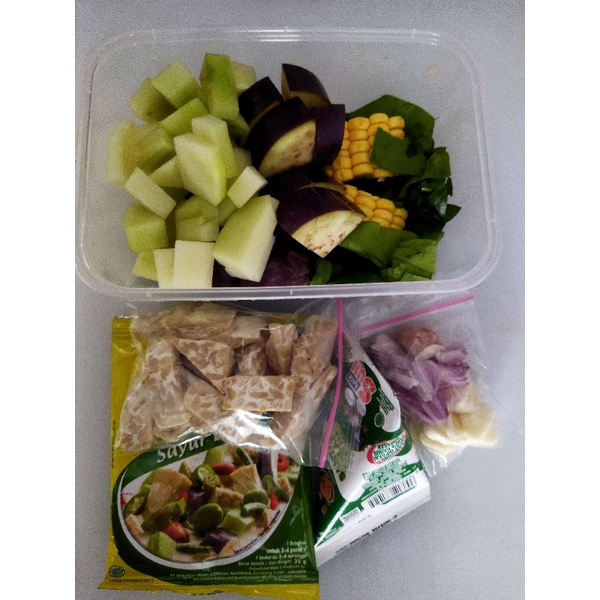 

paket sayur lodeh siap masak