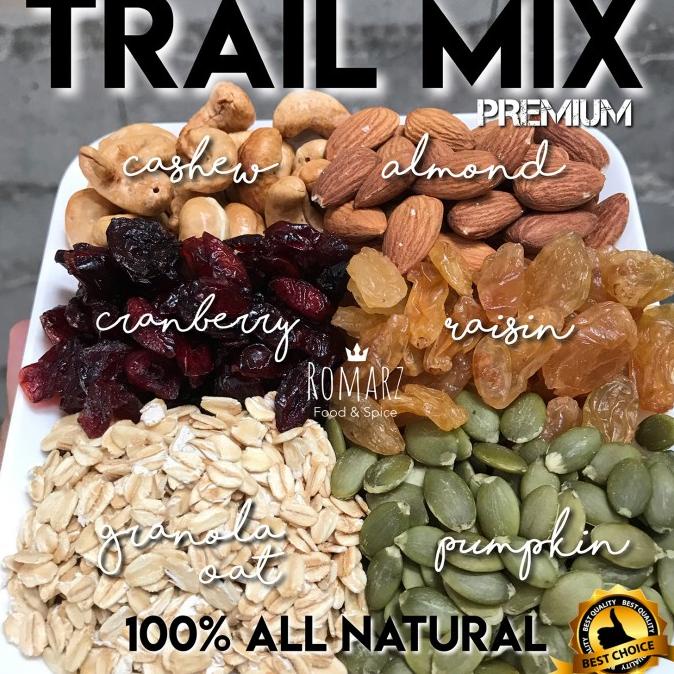 

~^~^~^] TRAILMIX GRANOLA #01 ROASTED MIXED NUT - SUPER FOOD Almond Mede 1kg