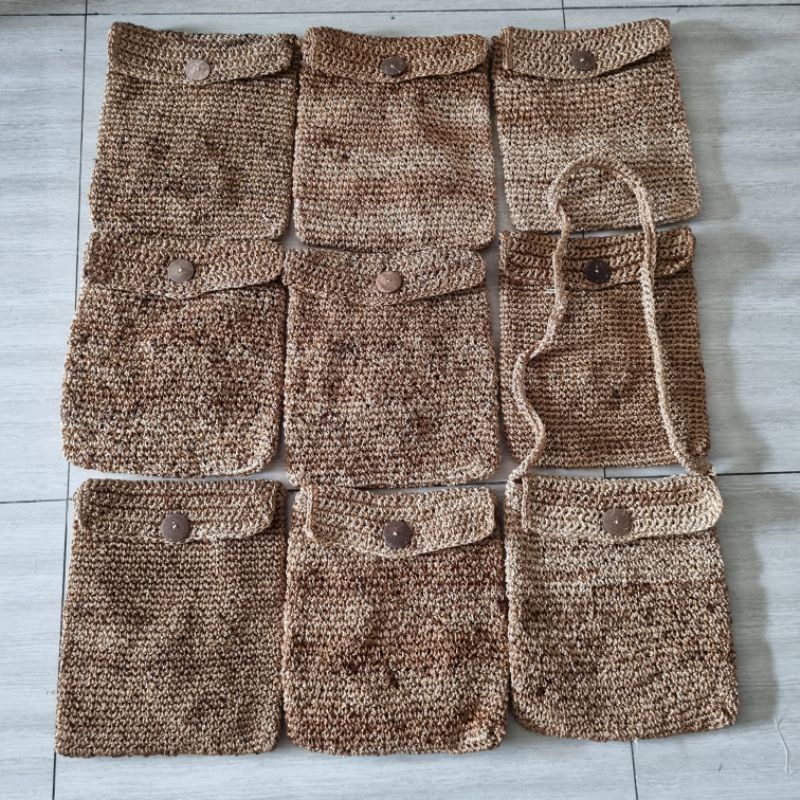 Tas selempang/ Tas selempang rajut/ Tas sekolah/Tas emas/ tas benang rajut/ tas benang rajut/ Tas pa