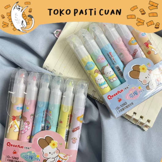 

stabilo highligter bisa di hapus qesefun (1 set) sisi keperluan anak sekolah tidak takut salah ATK alat tulis kantor bisa COD termurah import