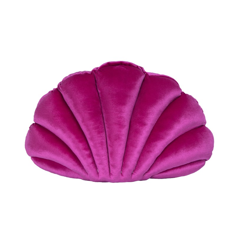 iCreate CACULA CUSHION PINK- BANTAL SOFA - Bentuk Kerang 45x32cm