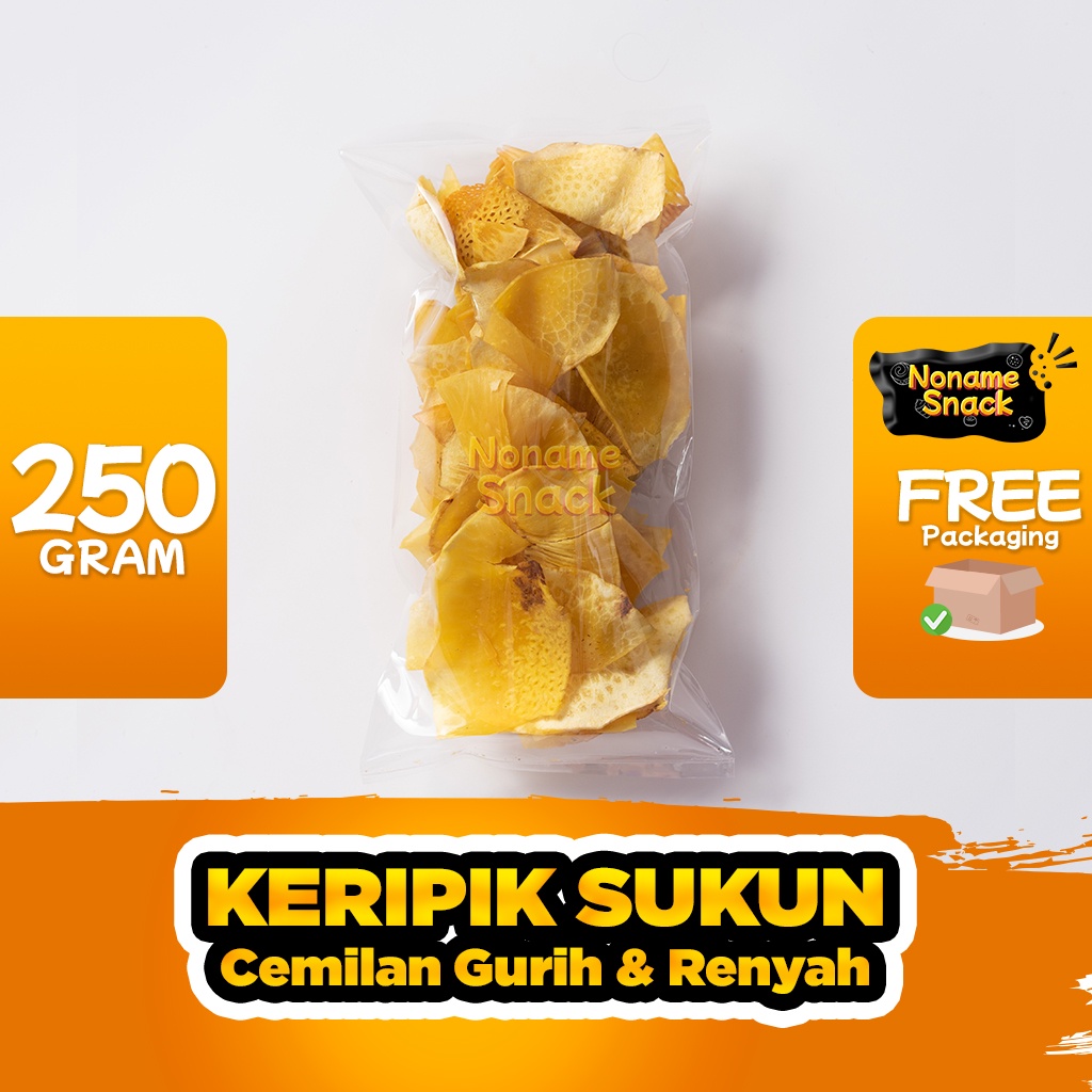 NoName Snack - Keripik Sukun Cemilan Krispi Grosir 250Gr