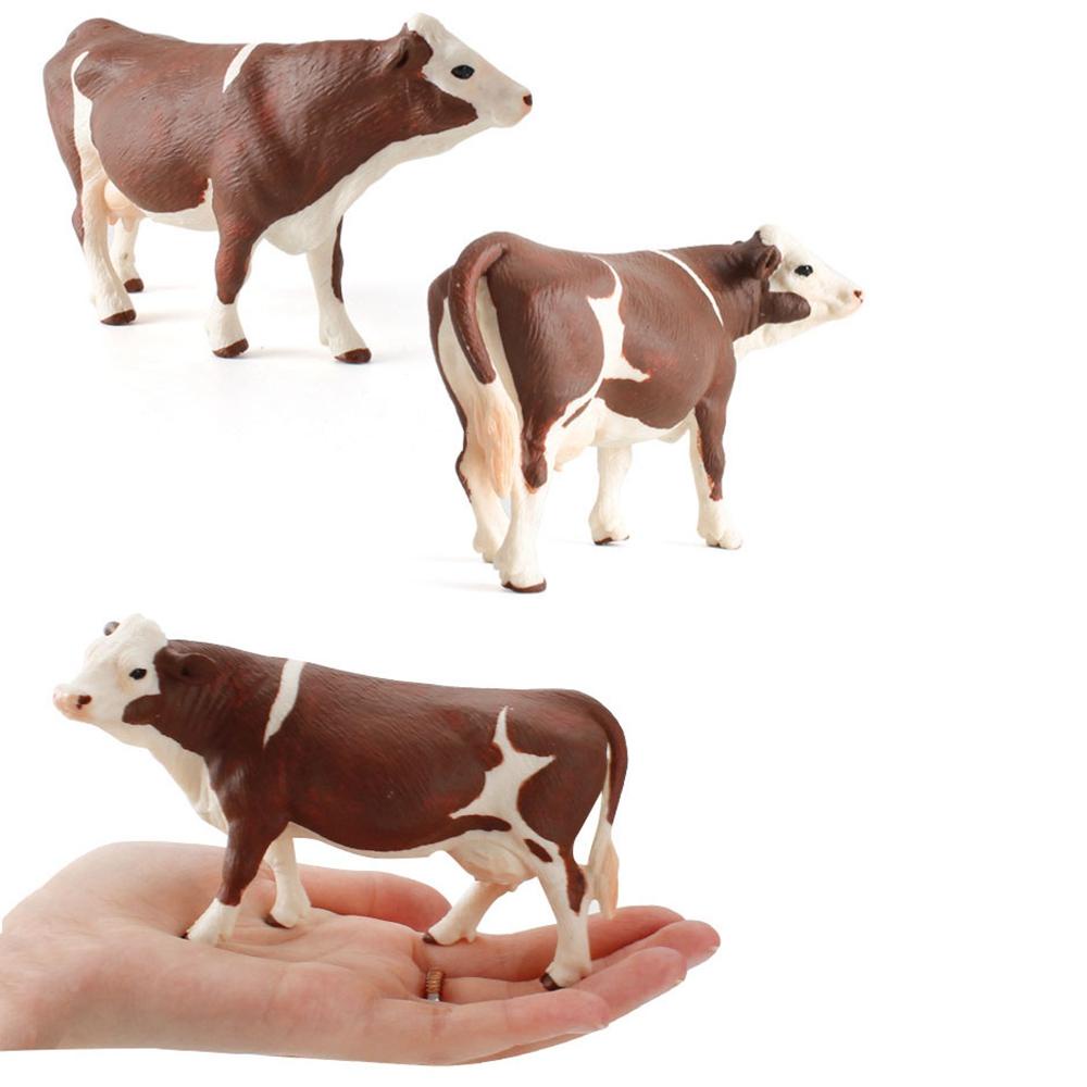 Populer 1 /6pcs Cow Action Figure Multistyles Fun Toys Model Anak Anak Bayi Model Plastik