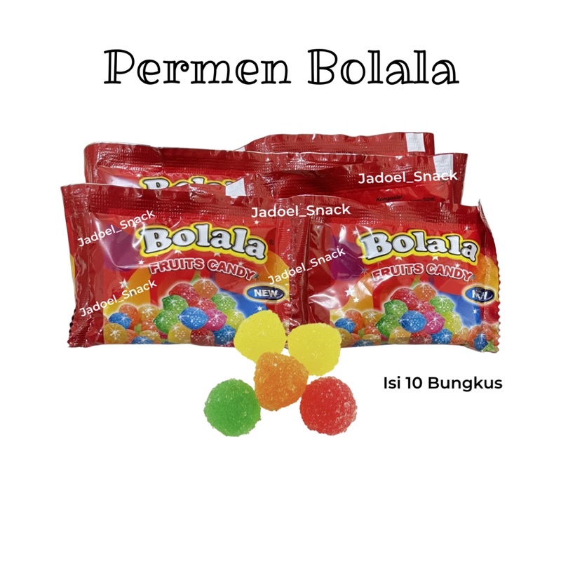 

Permen Bolala isi 10 Bungkus Rasa Buah by Jadoel Snack