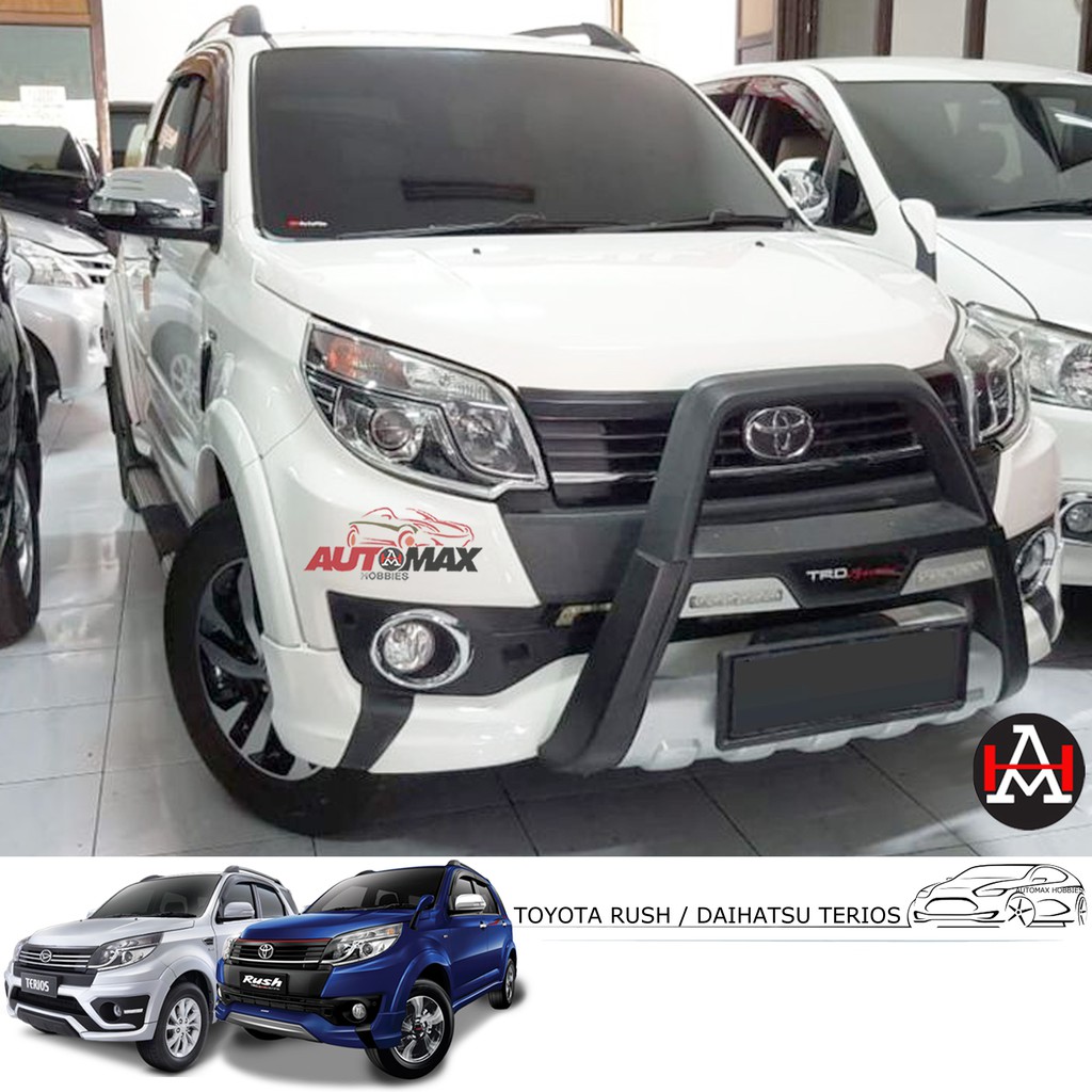 Tanduk Bemper Depan Rush Terios 2015 Up Model Trd Sportivo