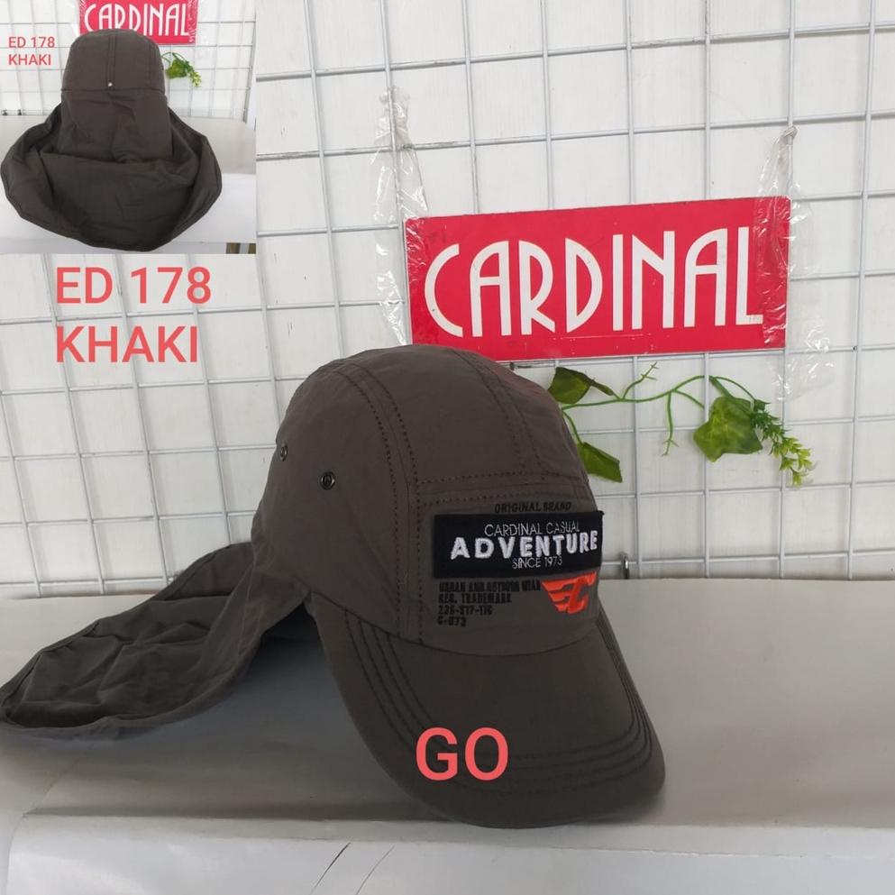➩ gof CD CARDINAL TOPI CARGO 100% Original Topi Cowok Casual Terbaru ㅬ