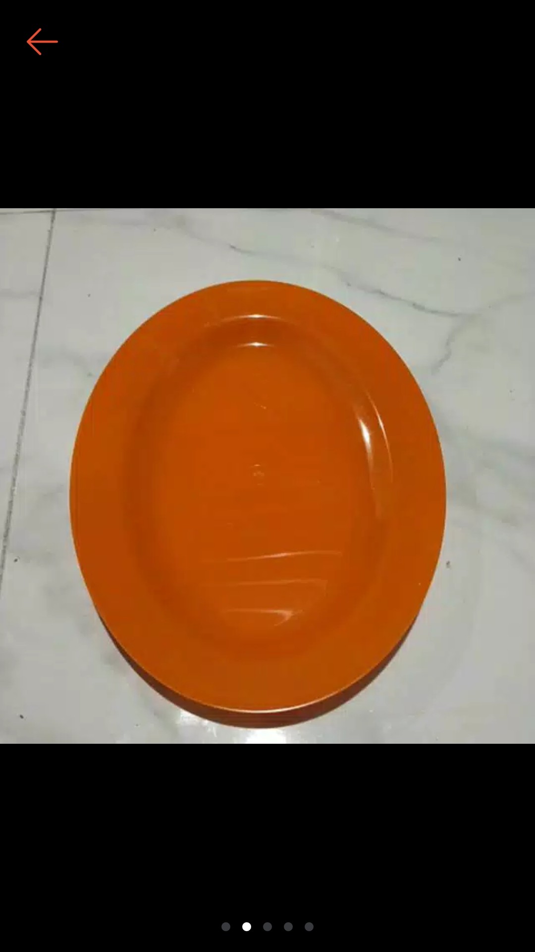 Piring Oval Plastik 30cm