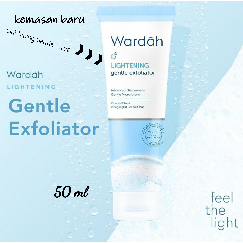 ★ BB ★ WARDAH Lightening Gentle Exfoliator 50ml