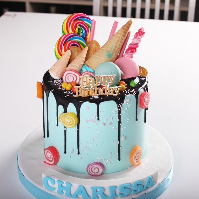 

Kue Ulang Tahun Drip Cake / Birthday Cake / MOHON BACA KETERANGAN