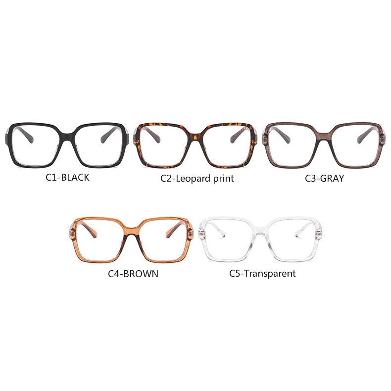 Fashion metal hinge ins retro square men's and women's glasses