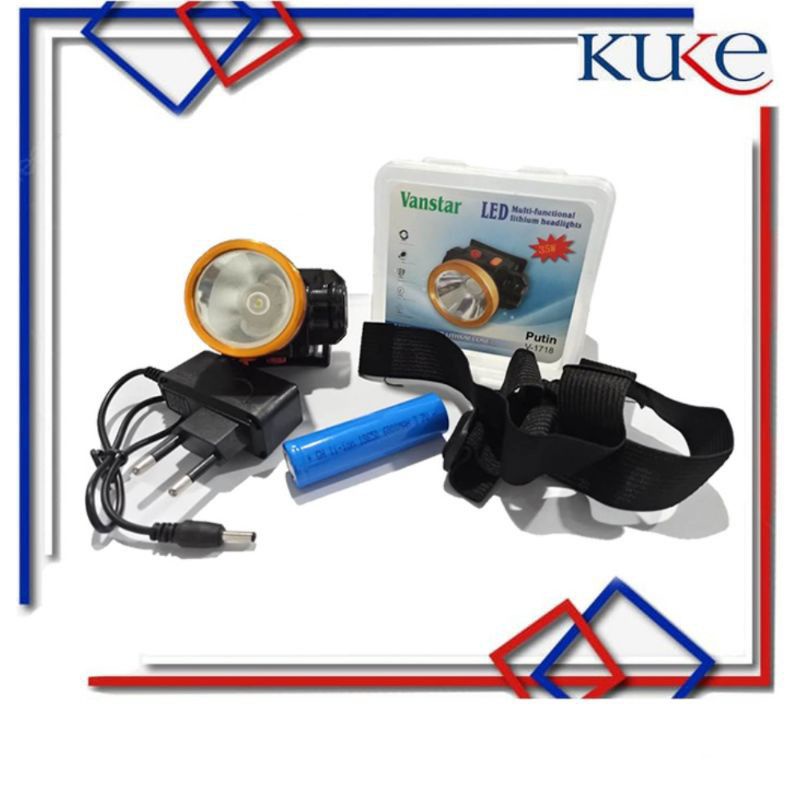 senter vanstar kepala LAMPU KEPALA CAS