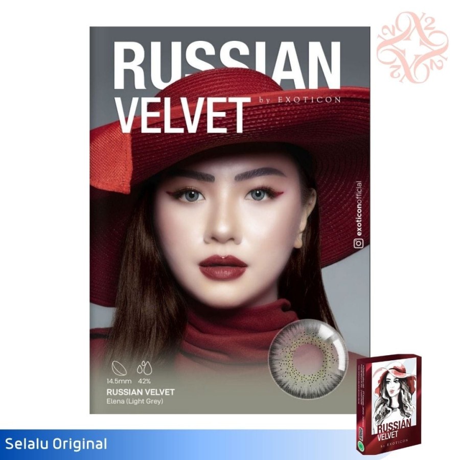 SOFTLENS WARNA X2 RUSSIAN VELVET TERBARU