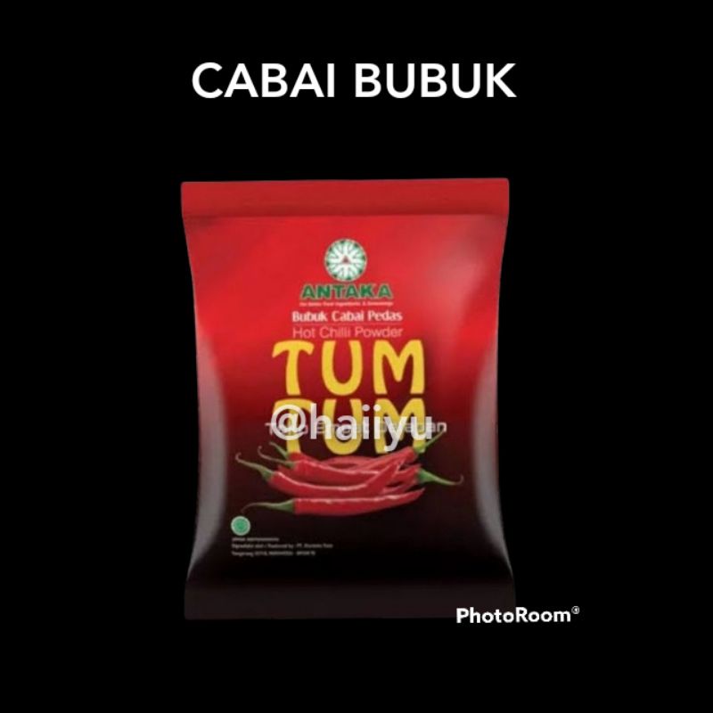 

cabai bubuk pedas Tumtum 100gr seperti boncabe