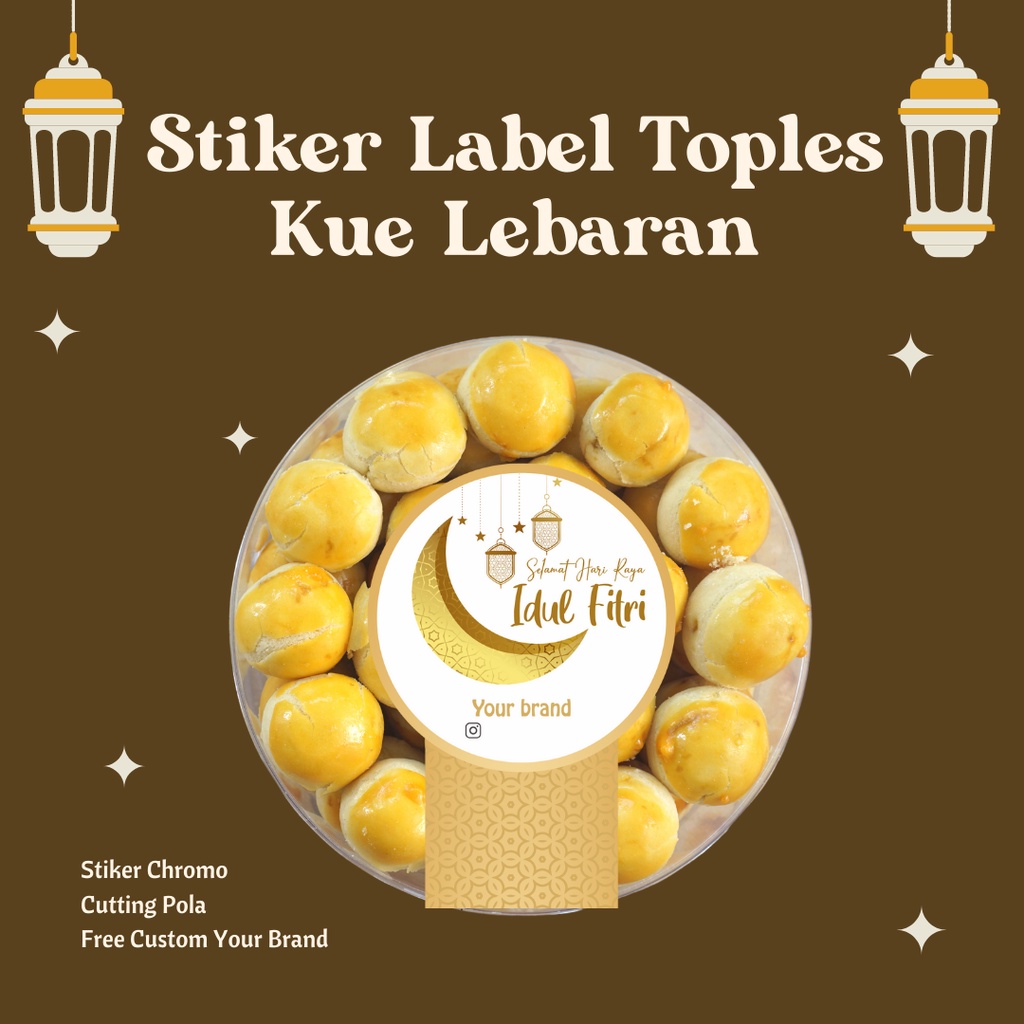 

(Pita) Stiker Hampers Pita Ramadhan 1444 H Stiker Seal Toples Kue Kering lebaran 2023
